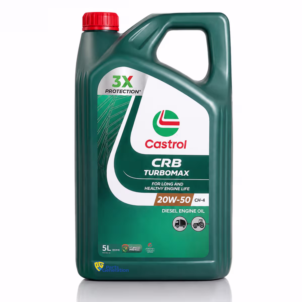 CASTROL CRB TURBOMAX 20W-50 DIESEL ENGINE OIL 5L